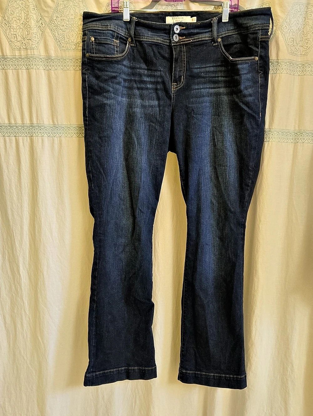 Torrid Boot Cut Jeans Size 22T Dark Blue Denim